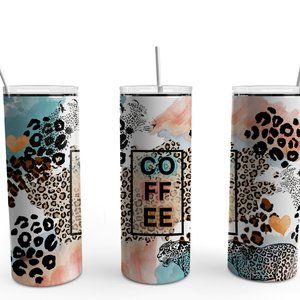 Dog MAMA Coffee Happy Camper Teacher Life Stainless Steel Tumblers